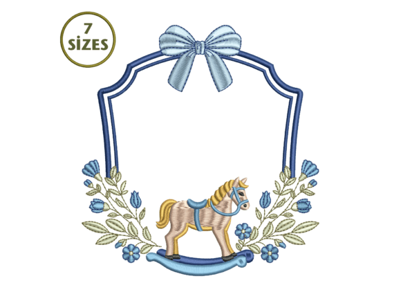 Bow Rocking Horse Frame: A Vintage Touch