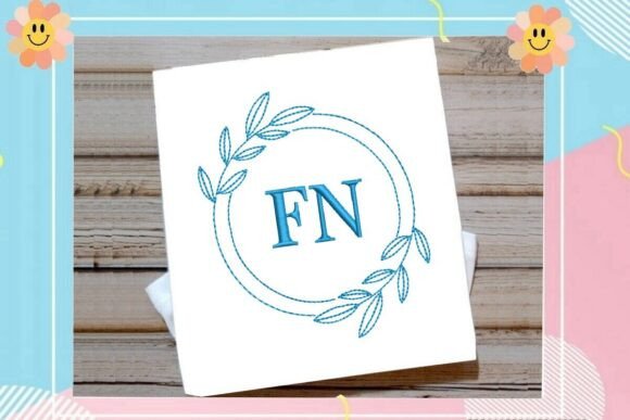 Charming Beautiful Flower Frame F Design
