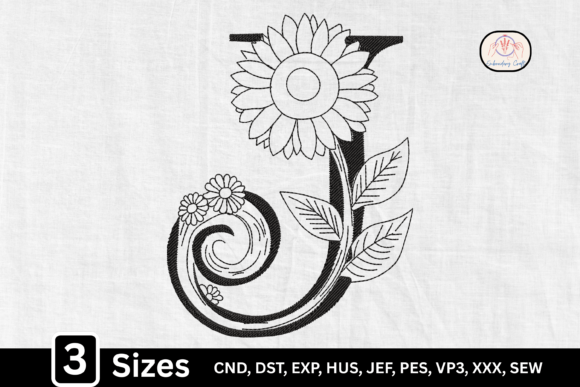 Elegant Botanical Sunflower Monogram Review