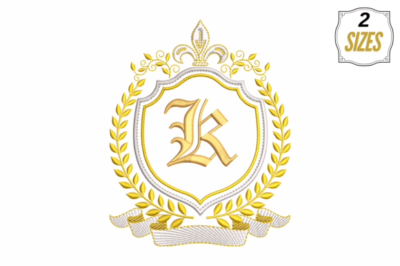 Elegant Letter K in a Beautiful Frame
