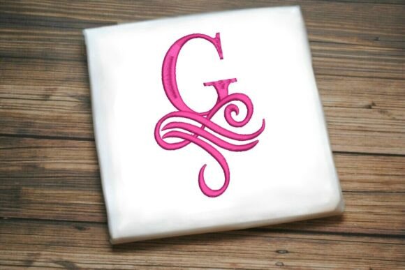 Elegant Oceanic Flourish Monogram G