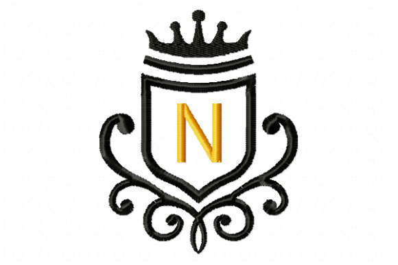 Explore the Elegance of Vintage Royal Letter N