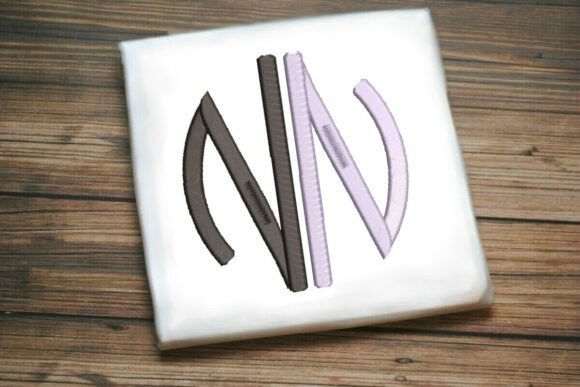 Geometric Split Letter Monogram N: A Stylish Choice