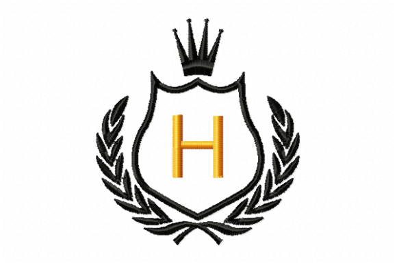 Royal Crest Letter H: A Touch of Elegance