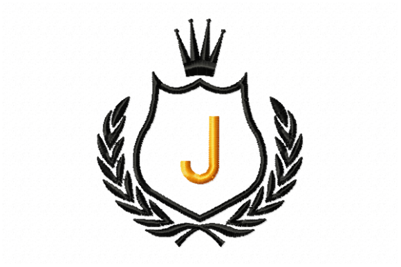 Royal Crest Letter J: A Touch of Elegance
