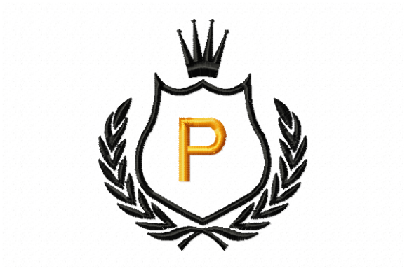 Royal Crest Letter P: A Touch of Elegance